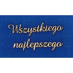 SKLEJKA #3mm Wszystkiego najlepszego  h-1,5cm / cz;amaze / 7979
